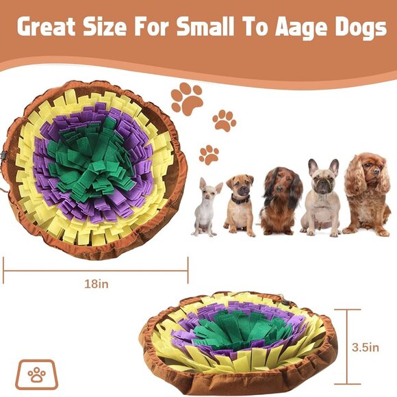 NWOT IFOYO Portable Washable Dog Snuffle Mat Interactive Puzzle Toy - Picture 12 of 12